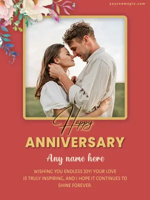 happy anniversary card for your love