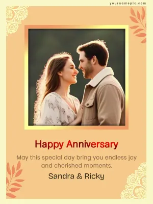 happy anniversary wishes with photo