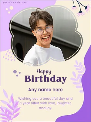 best friend birthday card maker with photo