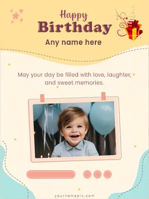 online birthday photo card maker free