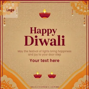 corporate diwali greetings 2025 with logo