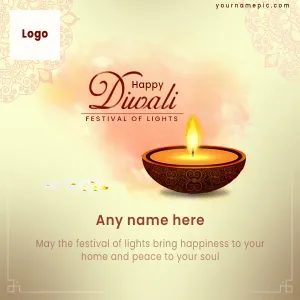 happy diwali wishes greetings with logo
