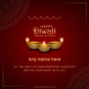 happy diwali greeting card