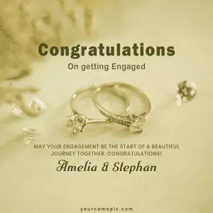 engagement wish for beautiful life journey