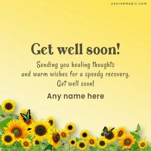 get well soon wish with healing thoughts