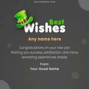 best wishes for new job