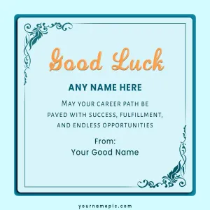best wishes for success in your work