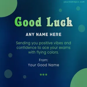 heartfelt good luck wish for study