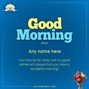 good morning wish with cute dogie