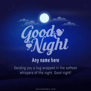 express your love with good night wish images