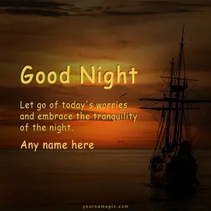 warm good night wishes for a blissful night