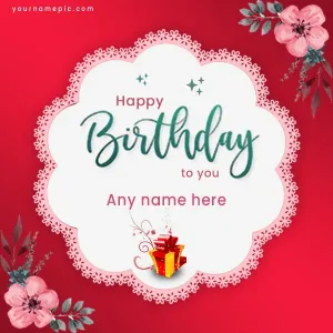 flower birthday wish for your loved ones