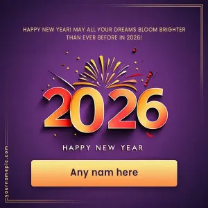 best greetings for new year 2026 with name