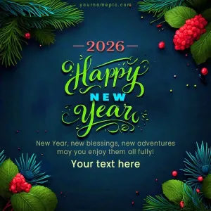 best new year wishes greetings with name