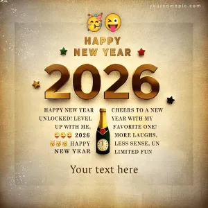 new year wishes 2026 for your best friend