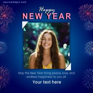 free happy new year greetings with photo