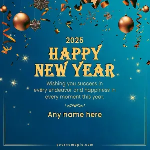 free new year greetings wishes with name