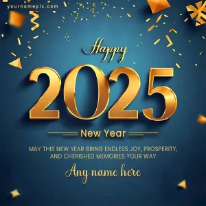 happy new year greetings with name