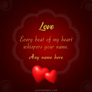 heartwarming love message for him
