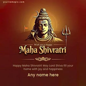 happy maha shivratri wishes greetings name editor