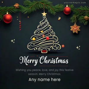 christmas day wishes for family with name
