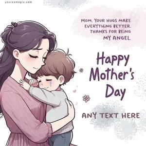 mothers embrace mothers day wishes