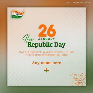 republic day wishes images with name