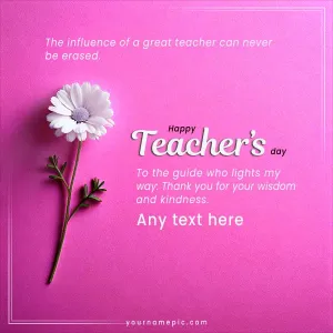 beautiful pink teachers day greetings
