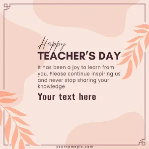 elegant teachers day greetings