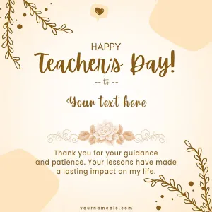 happy teachers day greeting