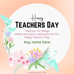 teachers day celebration greetings