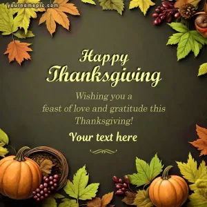 thanksgiving wishes 2024 with name