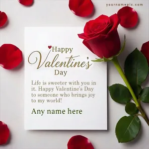best valentines day wishes with name