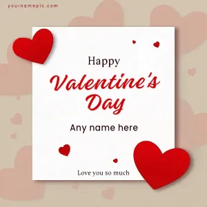 valentines day wishes for lover add name